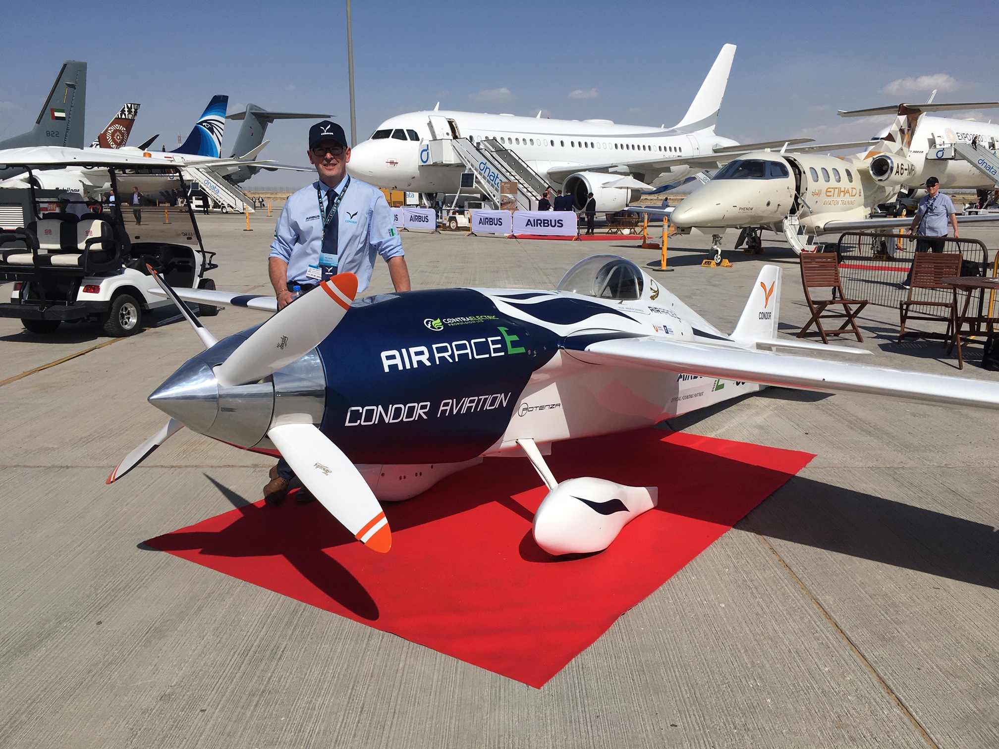 The world’s first Electric Contra Rotating Propeller air racer